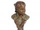 John Coleman Silver Buttons To Life Native American Indian girl dance dancer western bronze sculpture
