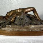 John Coleman Stella By Starlight nude naked woman figure figurative bronze sculpture side