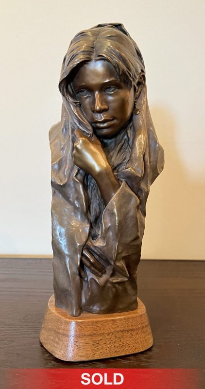 John Coleman Taos Trade Native American Indian figure figurative western bronze sculpture figure figurative sold