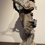 John Coleman Walks Like A Living Prayer Native American woman girl female portrait feminine courting western bronze sculpture sold