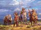 Martin Grelle Offerings On The Wind Native American western oil painting