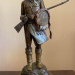 Susan Kliewer Chiricahua Native American Indian warrior chief western bronze sculpture sold