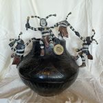 Susan Kliewer Mischievous Ones western bronze sculpture back