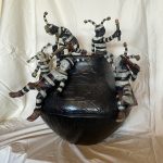 Susan Kliewer Mischievous Ones western bronze sculpture side
