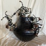 Susan Kliewer Mischievous Ones western bronze sculpture side