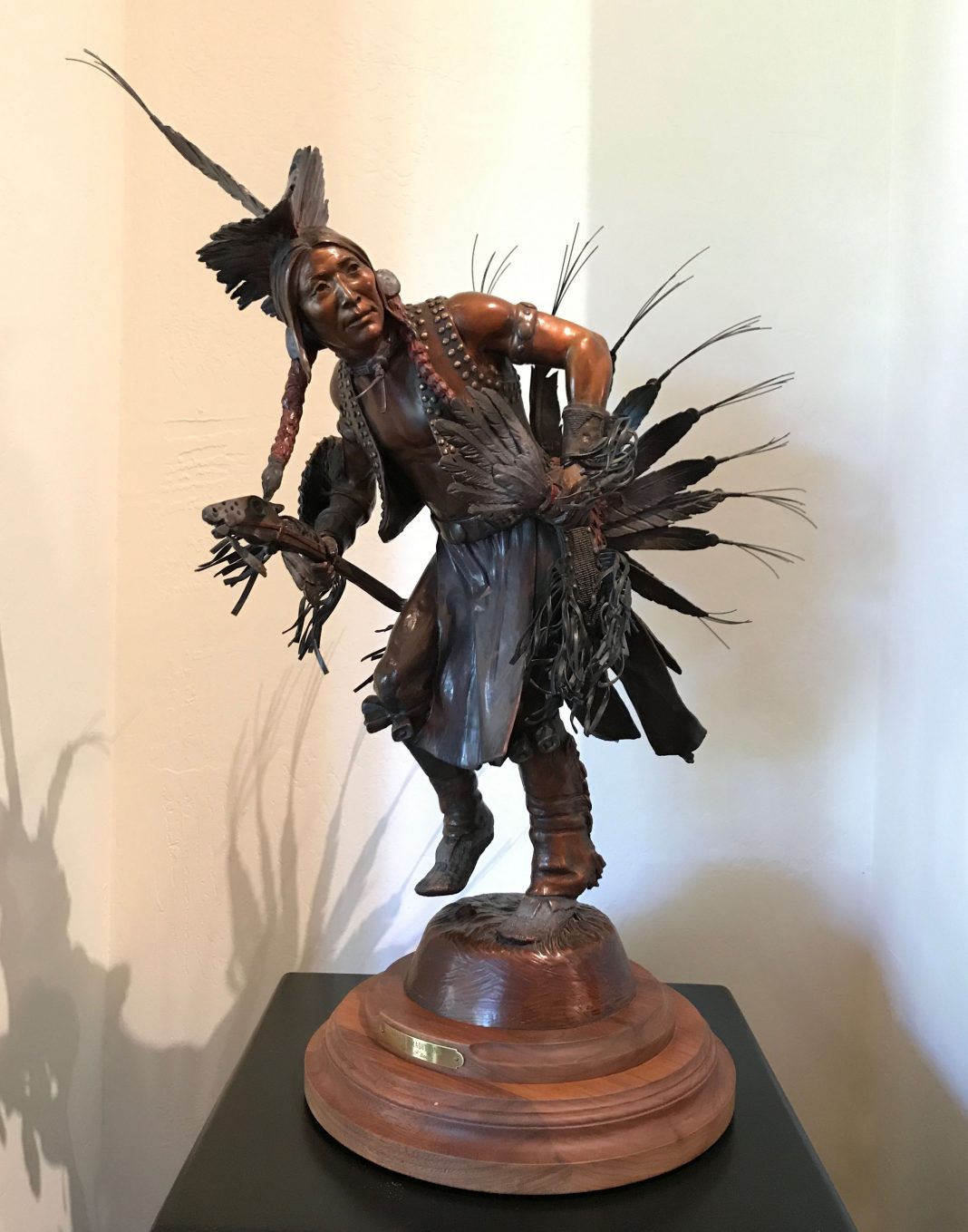 Susan Kliewer Proud Traditions Native American dance western bronze sculpture