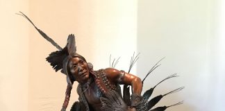 Susan Kliewer Proud Traditions Native American dance western bronze sculpture