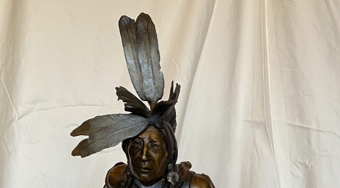 Susan Kliewer Southern Plains Dancer Native American Indian dance figure figurative bronze sculpture