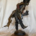 Susan Kliewer Southern Plains Dancer Native American Indian dance figure figurative bronze sculpture side