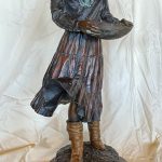 Susan Kliewer Warm Winds Native American Indian figure figurative western bronze sculpture