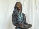 Susan Kliewer Warm Winds Native American Indian figure figurative western bronze sculpture