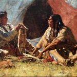 Howard Terpning The Bonnet Case textured canvas print Giclee