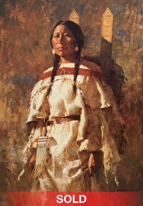 Howard Terpning Cheyenne Mother Native American canvas print giclee