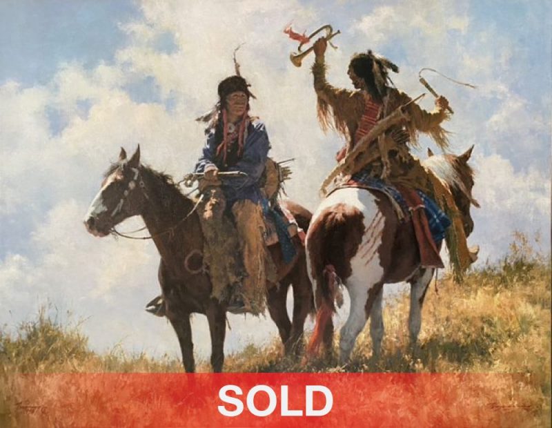 Howard Terpning The Trophy Native American western canvas print giclee