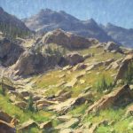 Matt Smith Spanish Peaks Wilderness mountain rocks landscape oil painting