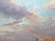 Darcie Peet Desert Rain December Moon western oil landscape painting