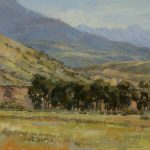 Darcie Peet Time To Hay western landscape farm ranch oil painting