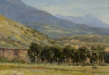 Darcie Peet Time To Hay western landscape farm ranch oil painting