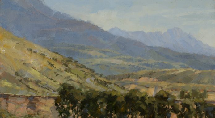 Darcie Peet Time To Hay western landscape farm ranch oil painting