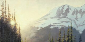 “Whisper Of Spring Yet To Come” Darcie Peet Darcie Peet Whisper of Spring Yet To Come landscape Colorado western oil painting