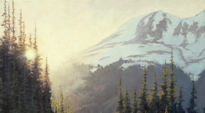 “Whisper Of Spring Yet To Come” Darcie Peet Darcie Peet Whisper of Spring Yet To Come landscape Colorado western oil painting