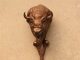 Mary Ross Buchholz Buffalo Hat Hook bison western bronze sculpture