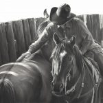 Mary Ross Buchholz Gentlin' Touch cowboy horses equine pencil drawing western painting ranch