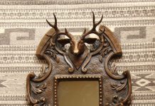Mary Ross Buchholz mule deer mirror wildlife sculpture western bronze