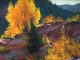 Lorenzo Chavez High Country Aspen wilderness landscape pastel Plein Aire birch tree pine mountain landscape painting