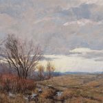 Lorenzo Chavez March Wind pastel landscape Front Range Colorado western painting