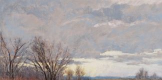 Lorenzo Chavez March Wind pastel landscape Front Range Colorado western painting