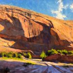 Lorenzo Chavez Shadows On The Mesa western oil landscape painting