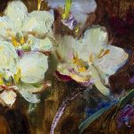 Daniel Gerhartz Orchid Lyric flower floral still life oil painting