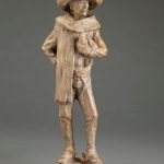 Jason Scull Gallero sombrero cowboy caballero western bronze figure sculpture