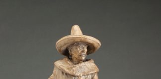 Jason Scull Gallero sombrero cowboy caballero western bronze figure sculpture