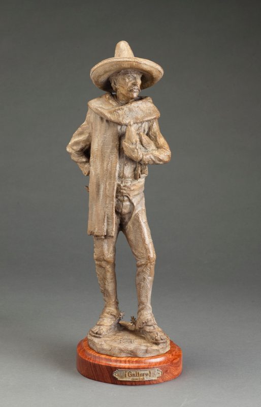 Jason Scull Gallero sombrero cowboy caballero western bronze figure sculpture