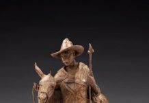 Jason Scull Tlaquepaque Traders cowboy vaquero western bronze sculpture
