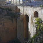 George Hallmark Ronda architecture architectural Malaga Spain oil painting