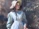 Morgan Weistling Basket Of Sunshine country girl period clothing rural farm ranch woman girl female figure figurative western oil painting fruit basket