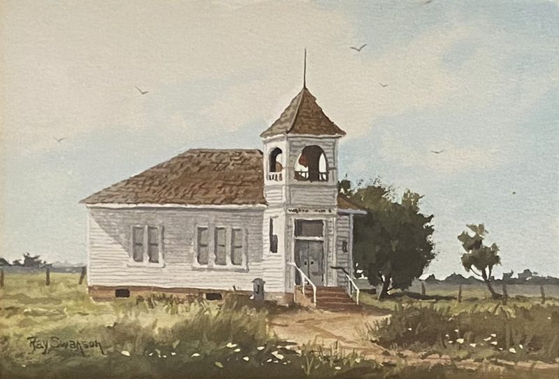 Ray Swanson Walnut Creek school western watercolor painting