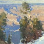 Scott Christensen Grand Canyon national monument park gorge Arizona southwest western landscape oil painting