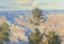 Scott Christensen Grand Canyon national monument park gorge Arizona southwest western landscape oil painting