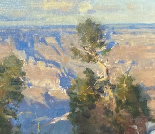 Scott Christensen Grand Canyon national monument park gorge Arizona southwest western landscape oil painting