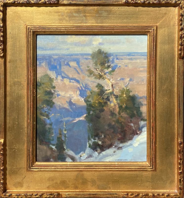 Scott Christensen Grand Canyon national monument park gorge Arizona southwest western landscape oil painting framed