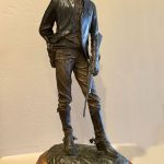 Bill Nebeker The Ranger Texas Ranger cowboy police officer sheriff bounty western bronze sculpture sold