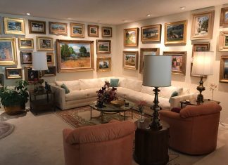 art home interior real estate collection painting sculpture