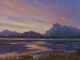 Darcie Peet Kaleidoscope Dawn Banff Canadian Rockies Vermilion Lakes Mt. Rundle landscape oil painting