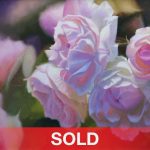 John Cox Peonies flower floral oil painting