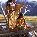 Alfredo Rodriguez Daughters of Nature Native American woman women western oil painting sold