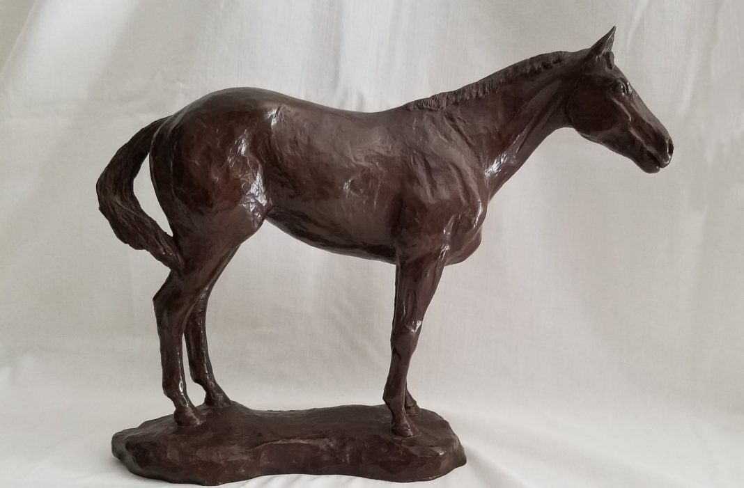 Slim Pickens Red Cent horse bronze sculpture western